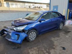 Salvage cars for sale at Albuquerque, NM auction: 2020 KIA Rio LX