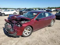 Salvage cars for sale at auction: 2016 Chevrolet Malibu LS