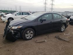 Vehiculos salvage en venta de Copart Elgin, IL: 2013 Honda Civic LX