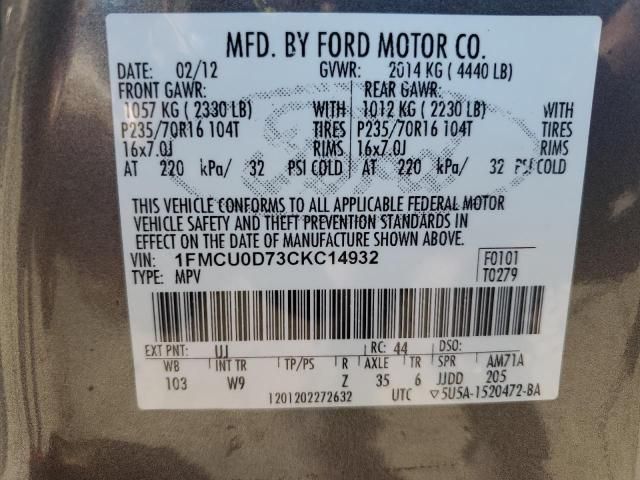 2012 Ford Escape XLT