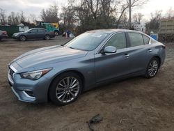 Infiniti Vehiculos salvage en venta: 2018 Infiniti Q50 Luxe