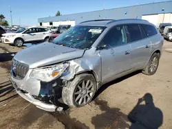 Salvage cars for sale at Woodhaven, MI auction: 2014 Buick Enclave