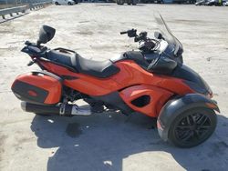 Salvage motorcycles for sale at Augusta, GA auction: 2012 Can-Am Spyder Roadster RS-S