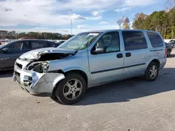 Salvage cars for sale at Dunn, NC auction: 2007 Chevrolet Uplander LS