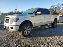 Salvage cars for sale at Riverview, FL auction: 2013 Ford F150 Supercrew