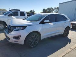 Salvage cars for sale at Sacramento, CA auction: 2015 Ford Edge Sport