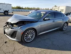 Salvage cars for sale at Fresno, CA auction: 2021 Cadillac CT5 Premium Luxury