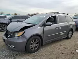 Salvage cars for sale at Hillsborough, NJ auction: 2015 Honda Odyssey EXL