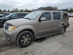 Nissan salvage cars for sale: 2006 Nissan Pathfinder LE