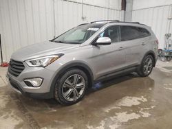 Salvage cars for sale at Franklin, WI auction: 2015 Hyundai Santa FE GLS