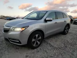 Salvage cars for sale at West Warren, MA auction: 2015 Acura MDX