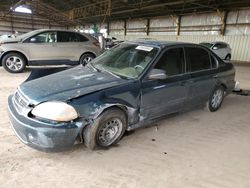 Honda Civic salvage cars for sale: 1998 Honda Civic LX