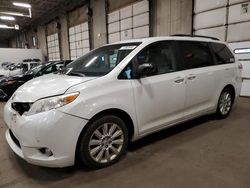 Salvage vehicles for parts for sale at auction: 2011 Toyota Sienna XLE