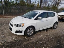 Salvage cars for sale at Cicero, IN auction: 2016 Chevrolet Sonic LS