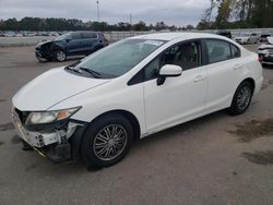 Vehiculos salvage en venta de Copart Dunn, NC: 2014 Honda Civic LX