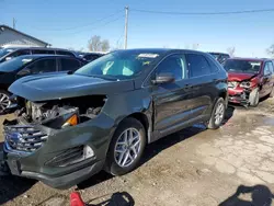 Salvage cars for sale at Pekin, IL auction: 2022 Ford Edge SEL