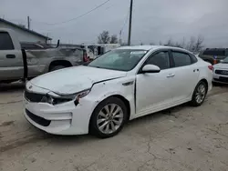 Salvage cars for sale at Pekin, IL auction: 2016 KIA Optima LX