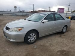 Salvage cars for sale at Chicago Heights, IL auction: 2002 Toyota Camry LE