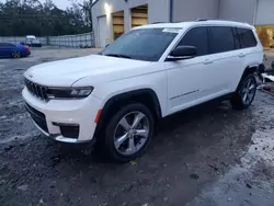 Carros salvage sin ofertas aún a la venta en subasta: 2021 Jeep Grand Cherokee L Limited