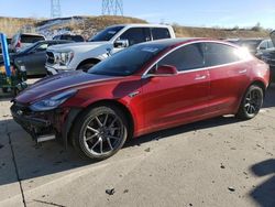 Salvage cars for sale at Littleton, CO auction: 2018 Tesla Model 3