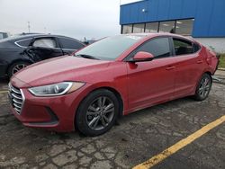 Salvage cars for sale at Woodhaven, MI auction: 2018 Hyundai Elantra SEL