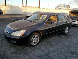 Honda Accord Vehiculos salvage en venta: 2006 Honda Accord SE