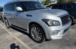 Infiniti salvage cars for sale: 2017 Infiniti QX80 Base