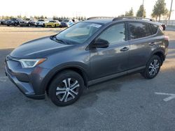 Salvage cars for sale at Rancho Cucamonga, CA auction: 2018 Toyota Rav4 LE