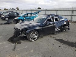 Salvage cars for sale at Martinez, CA auction: 2018 Infiniti Q50 Luxe