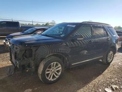 Salvage cars for sale at Houston, TX auction: 2017 Ford Explorer XLT