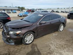 Chevrolet Malibu salvage cars for sale: 2016 Chevrolet Malibu LT