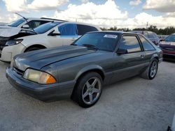 Salvage cars for sale at auction: 1990 Ford Mustang LX