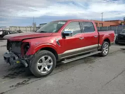 Salvage cars for sale from Copart Anthony, TX: 2022 Ford F150 Supercrew