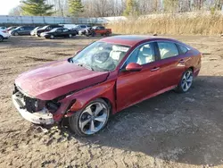 Salvage cars for sale at Davison, MI auction: 2018 Honda Accord Touring