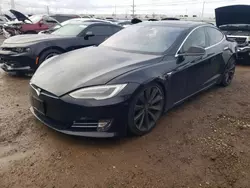 Salvage cars for sale at Elgin, IL auction: 2017 Tesla Model S