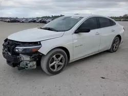 Chevrolet Malibu ls salvage cars for sale: 2018 Chevrolet Malibu LS