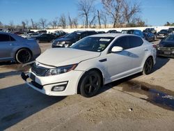 Salvage cars for sale at Bridgeton, MO auction: 2015 KIA Optima LX