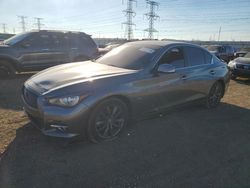 Salvage cars for sale at Elgin, IL auction: 2017 Infiniti Q50 Premium