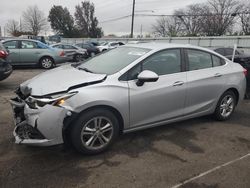 Salvage cars for sale at Moraine, OH auction: 2017 Chevrolet Cruze LT