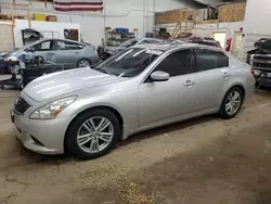 Salvage cars for sale from Copart Ham Lake, MN: 2010 Infiniti G37 Base