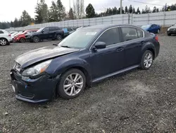 Subaru Legacy Vehiculos salvage en venta: 2013 Subaru Legacy 2.5I Premium