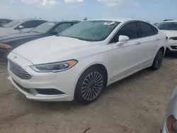 Ford salvage cars for sale: 2018 Ford Fusion SE