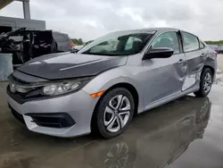 Honda salvage cars for sale: 2018 Honda Civic LX