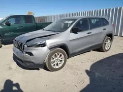 Salvage cars for sale at Wichita, KS auction: 2015 Jeep Cherokee Sport