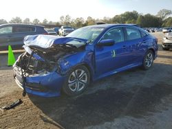 Honda salvage cars for sale: 2017 Honda Civic LX