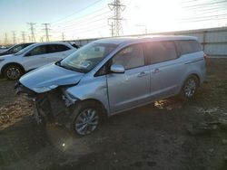 Salvage cars for sale at Elgin, IL auction: 2019 KIA Sedona LX