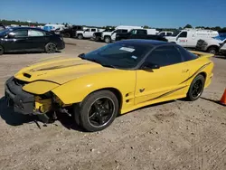 Salvage cars for sale at Houston, TX auction: 2002 Pontiac Firebird Formula