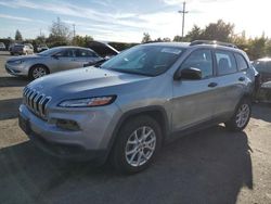 Jeep salvage cars for sale: 2017 Jeep Cherokee Sport