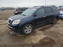 Salvage cars for sale at Woodhaven, MI auction: 2012 GMC Acadia SLE