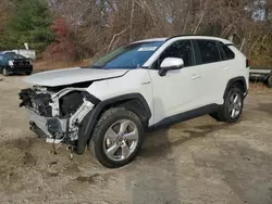 Salvage cars for sale at North Billerica, MA auction: 2021 Toyota Rav4 XLE Premium